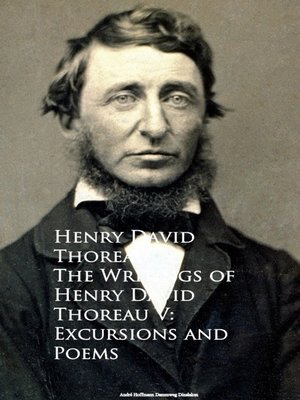 cover image of The Writings of Henry David Thoreau V